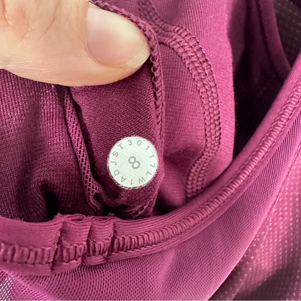 Lululemon Pushing Limits Tank Top Size 8 Mesh 2 I… - image 6